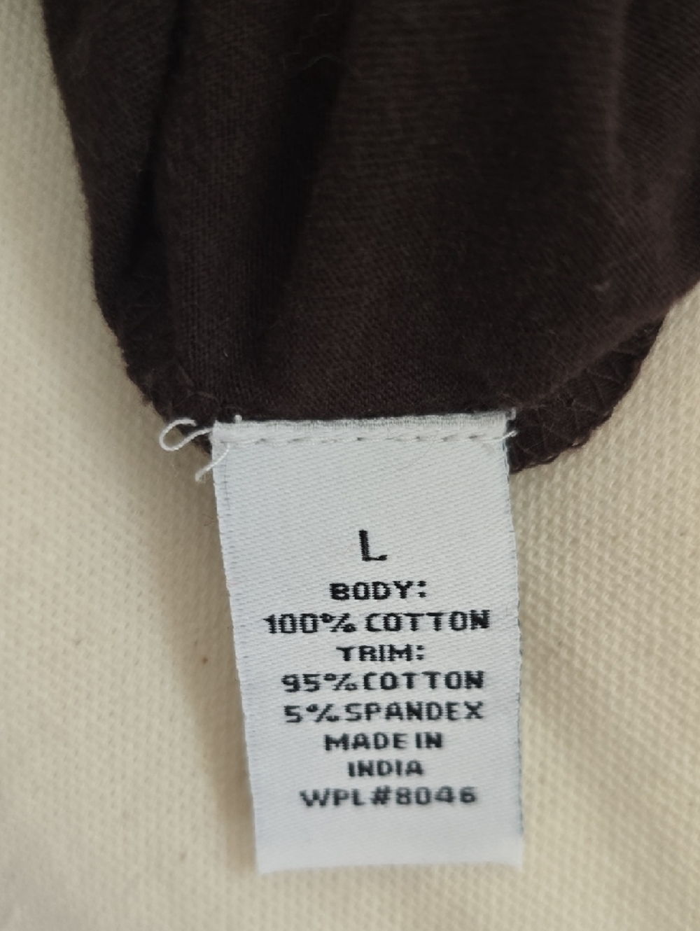 Style & Co. Brown 3/4 Sleeve Hooded Tee - Picture 7 of 9